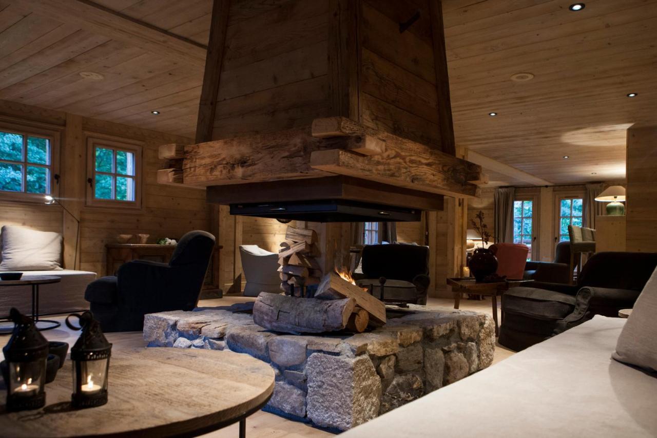 Le Cerf Amoureux Chalet Prive & Spa Саланш Екстериор снимка