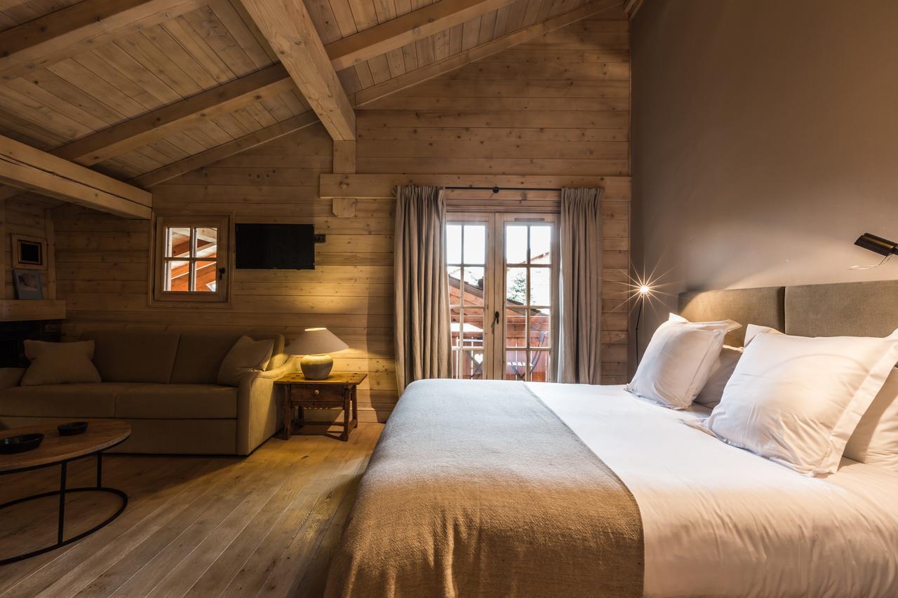 Le Cerf Amoureux Chalet Prive & Spa Саланш Екстериор снимка