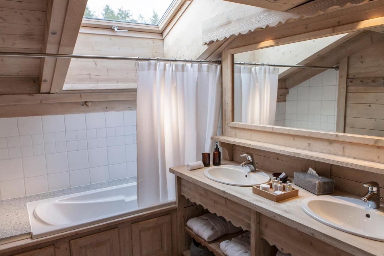 Le Cerf Amoureux Chalet Prive & Spa Саланш Екстериор снимка