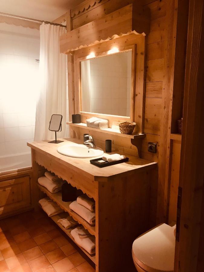 Le Cerf Amoureux Chalet Prive & Spa Саланш Екстериор снимка