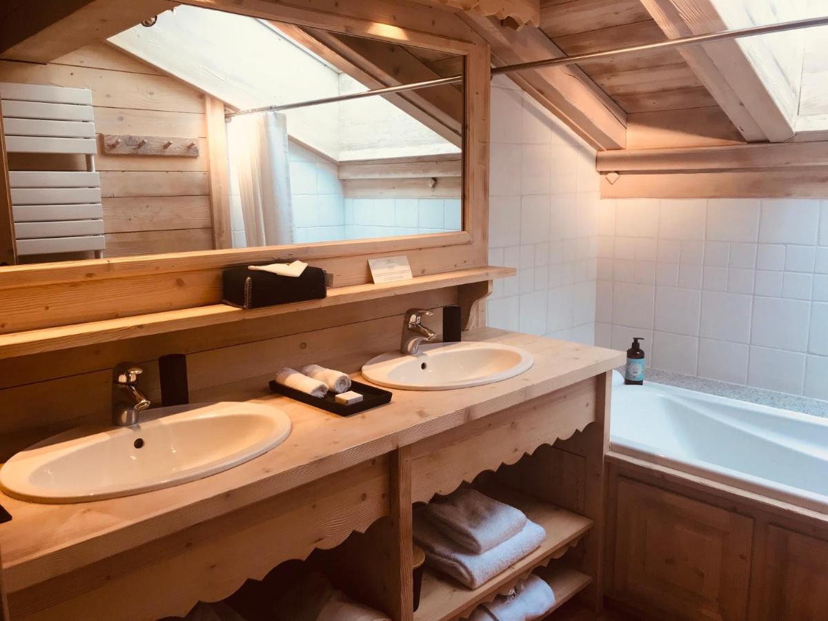 Le Cerf Amoureux Chalet Prive & Spa Саланш Екстериор снимка