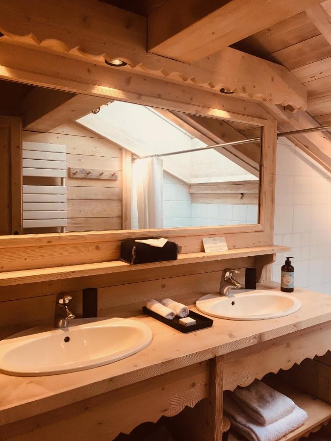 Le Cerf Amoureux Chalet Prive & Spa Саланш Екстериор снимка